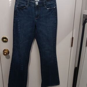 White House Black Market Dark Blue Boot Cut Jeans